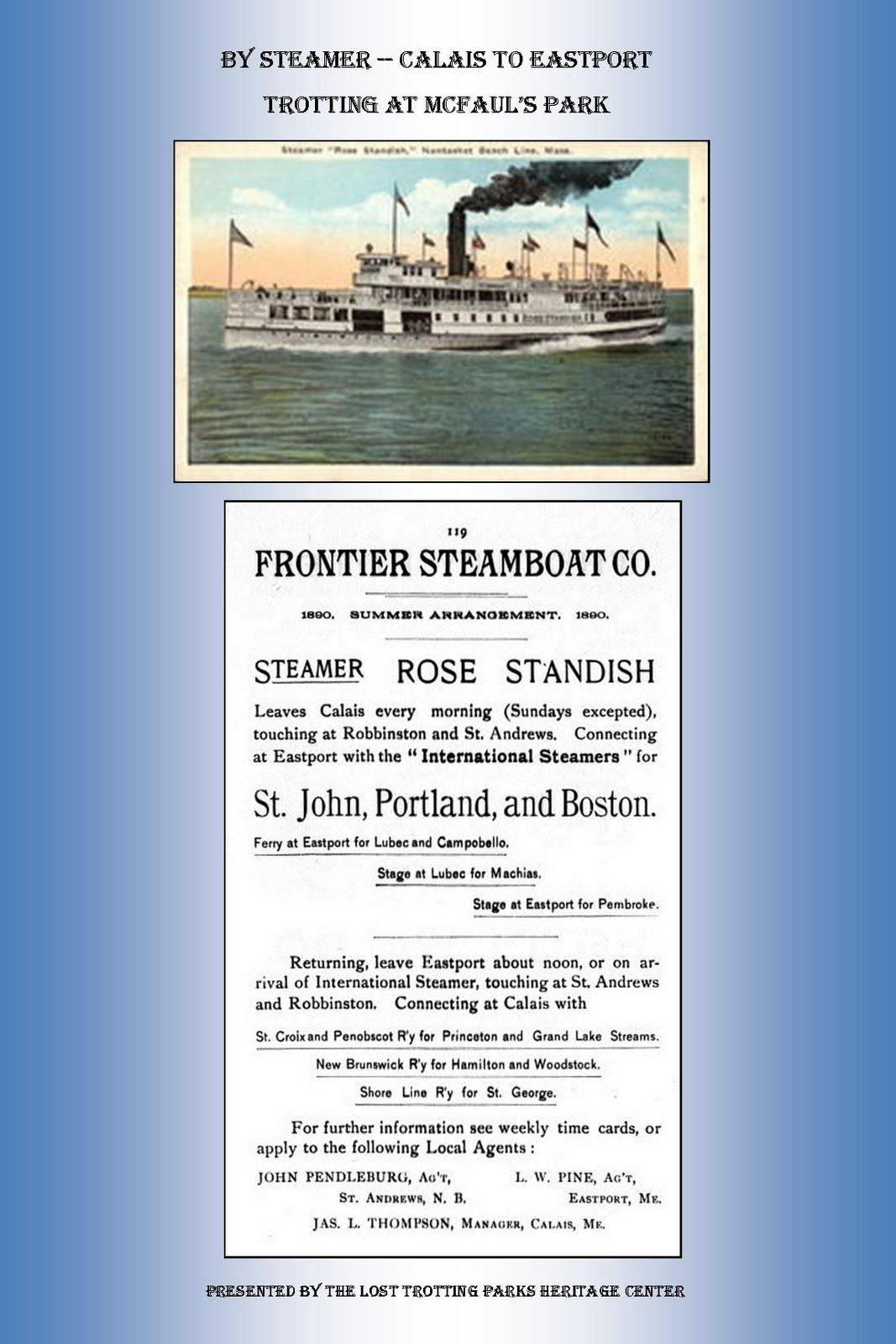 Transportation to the Trotting Park